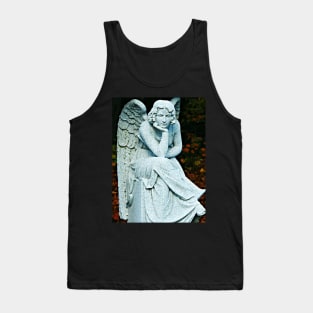 Pondering Angel Tank Top